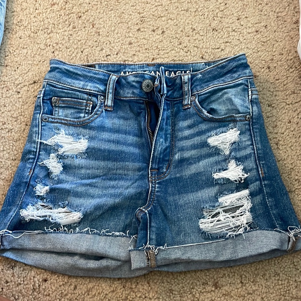 amercian eagle jean shorts